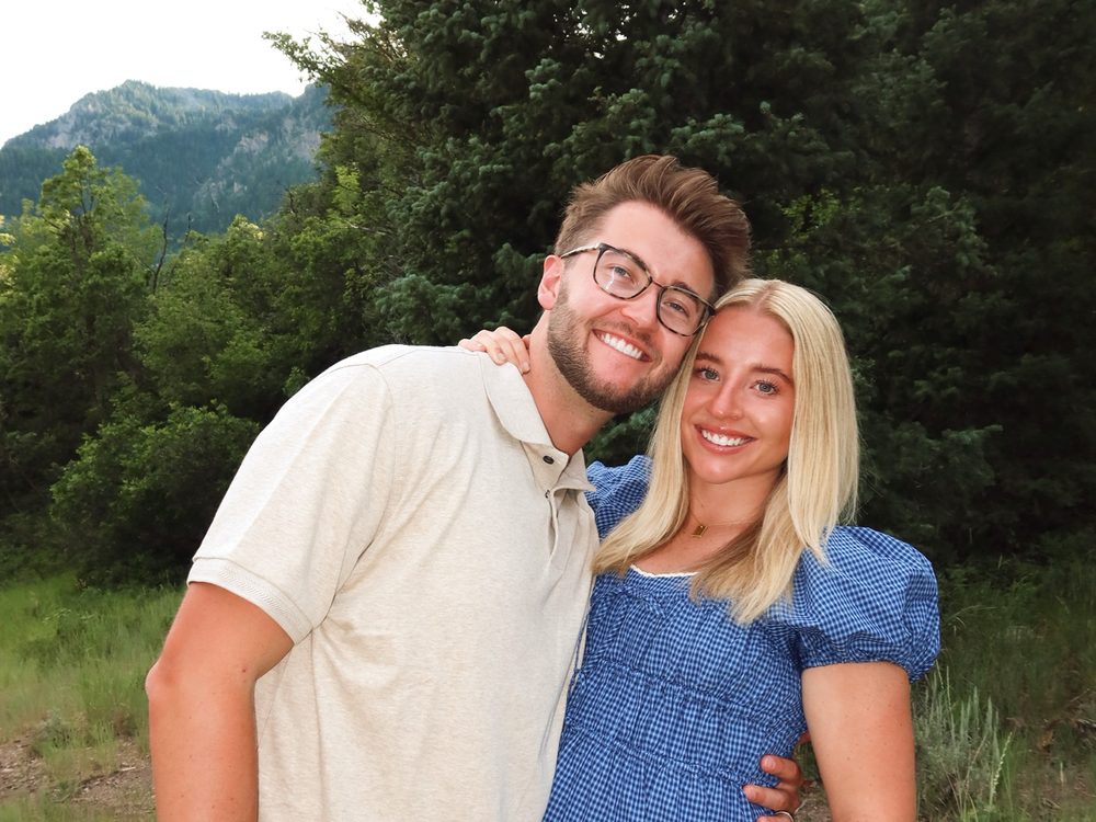 Devin Johnson, Evo Director of Training, with his wife